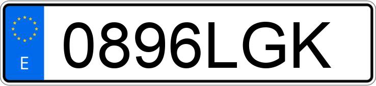 Numer rejestracyjny 0896LGK posiada BRIXTON BX