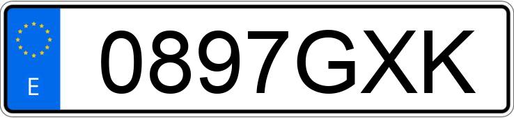 Numer rejestracyjny 0897GXK posiada FORD MONDEO