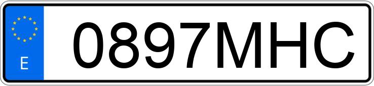 Numer rejestracyjny 0897MHC posiada TOYOTA YARIS