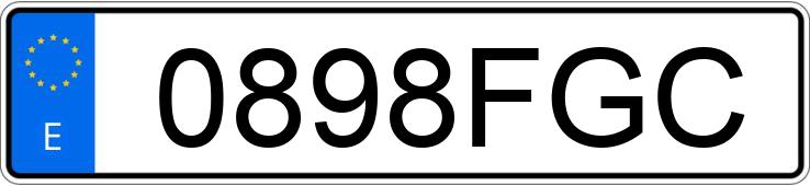 Numer rejestracyjny 0898FGC posiada FORD FOCUS