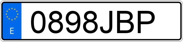 Numer rejestracyjny 0898JBP posiada MERCEDES CLA (117)