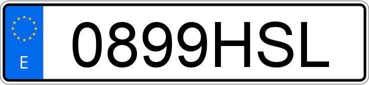 Numer rejestracyjny 0899HSL posiada HYUNDAI I20