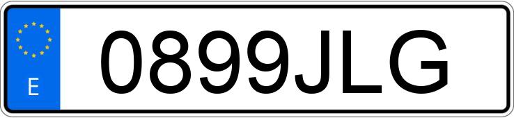 Numer rejestracyjny 0899JLG posiada FORD TOURNEO COURIER