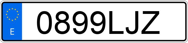 Numer rejestracyjny 0899LJZ posiada RENAULT SCENIC Numer rejestracyjny 0899LJZ posiada RENAULT SCENIC