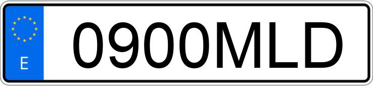 Numer rejestracyjny 0900MLD posiada KIA CEED