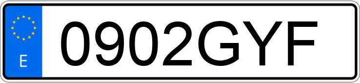 Numer rejestracyjny 0902GYF posiada TOYOTA AURIS