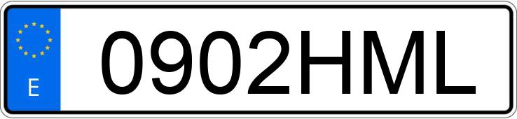 Numer rejestracyjny 0902HML posiada BMW SERIE 6