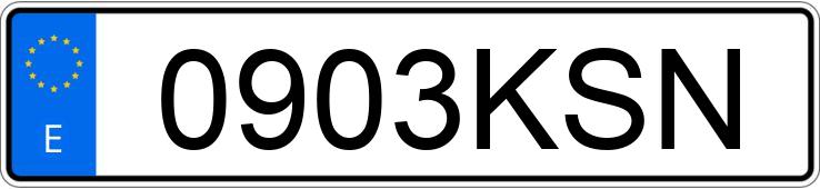 Numer rejestracyjny 0903KSN posiada CITROEN BERLINGO