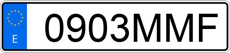 Numer rejestracyjny 0903MMF posiada TESLA MODEL 3 Numer rejestracyjny 0903MMF posiada TESLA MODEL 3