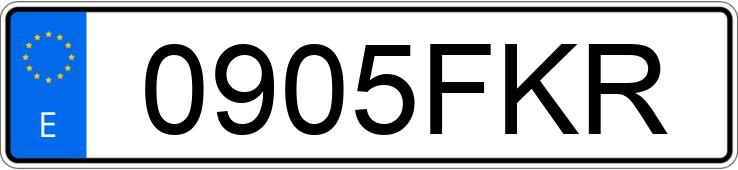 Numer rejestracyjny 0905FKR posiada PEUGEOT 207 Numer rejestracyjny 0905FKR posiada PEUGEOT 207