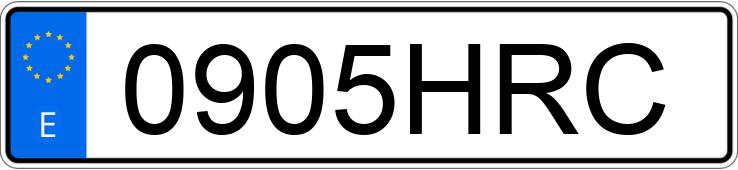 Numer rejestracyjny 0905HRC posiada AUDI Q3