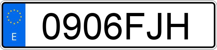 Numer rejestracyjny 0906FJH posiada ALFA ROMEO 159