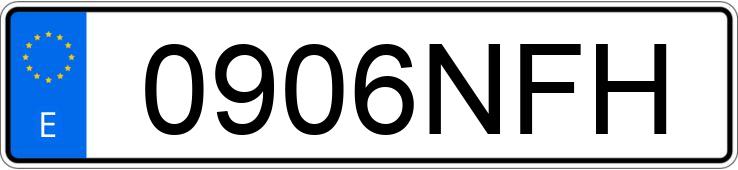 Numer rejestracyjny 0906NFH posiada FORD FOCUS