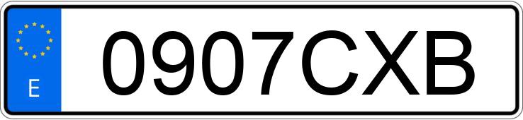 Numer rejestracyjny 0907CXB posiada BMW SERIE 5 Numer rejestracyjny 0907CXB posiada BMW SERIE 5