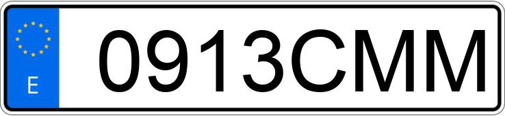 Numer rejestracyjny 0913CMM posiada AUDI A6