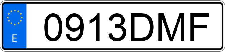 Numer rejestracyjny 0913DMF posiada OPEL ASTRA