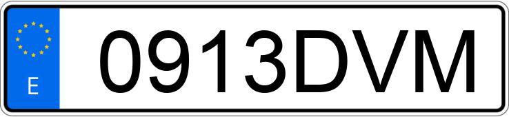Numer rejestracyjny 0913DVM posiada AUDI A6