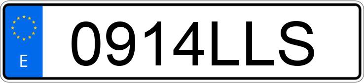 Numer rejestracyjny 0914LLS posiada RENAULT CLIO