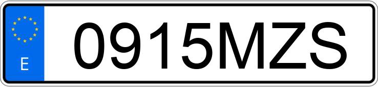 Numer rejestracyjny 0915MZS posiada OPEL COMBO