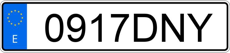 Numer rejestracyjny 0917DNY posiada MERCEDES SPRINTER Numer rejestracyjny 0917DNY posiada MERCEDES SPRINTER