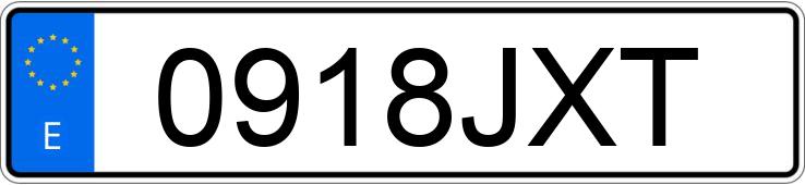 Numer rejestracyjny 0918JXT posiada CITROEN C4 GRAND PICASSO