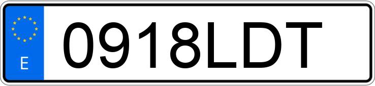 Numer rejestracyjny 0918LDT posiada TOYOTA COROLLA Numer rejestracyjny 0918LDT posiada TOYOTA COROLLA