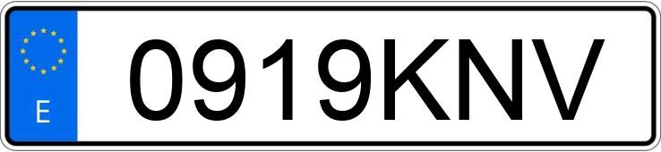 Numer rejestracyjny 0919KNV posiada HYUNDAI I10