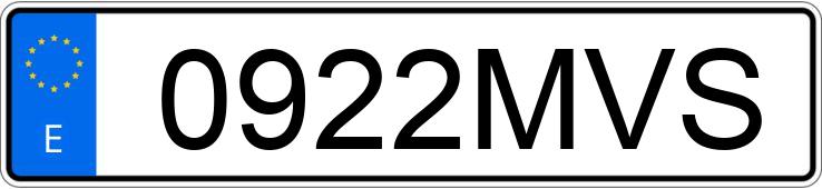 Numer rejestracyjny 0922MVS posiada KTM 1290 SUPER ADVENTURE Numer rejestracyjny 0922MVS posiada KTM 1290 SUPER ADVENTURE