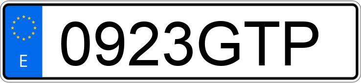 Numer rejestracyjny 0923GTP posiada PORSCHE PANAMERA