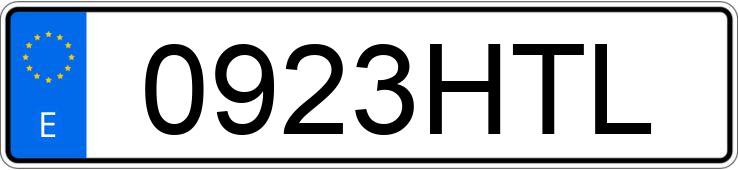 Numer rejestracyjny 0923HTL posiada NISSAN QASHQAI