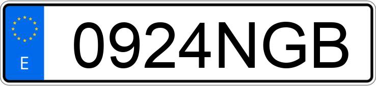 Numer rejestracyjny 0924NGB posiada HONDA CBR 500 Numer rejestracyjny 0924NGB posiada HONDA CBR 500