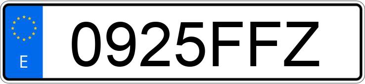 Numer rejestracyjny 0925FFZ posiada CITROEN C3