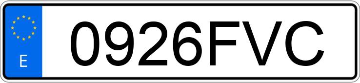 Numer rejestracyjny 0926FVC posiada HYUNDAI GETZ