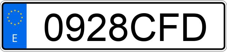 Numer rejestracyjny 0928CFD posiada BMW SERIE 3 Numer rejestracyjny 0928CFD posiada BMW SERIE 3