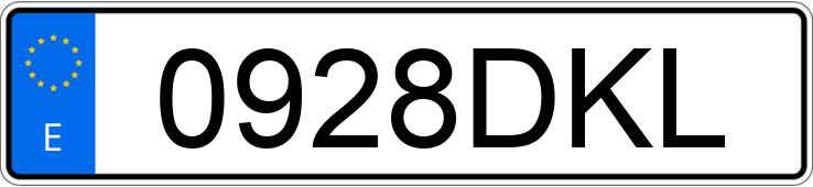 Numer rejestracyjny 0928DKL posiada SEAT IBIZA Numer rejestracyjny 0928DKL posiada SEAT IBIZA