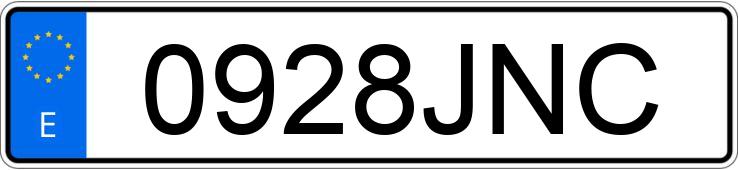 Numer rejestracyjny 0928JNC posiada SMART FORTWO COUPE