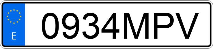 Numer rejestracyjny 0934MPV posiada CITROEN C3