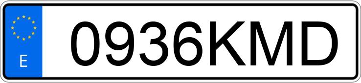 Numer rejestracyjny 0936KMD posiada MERCEDES CLA (117)