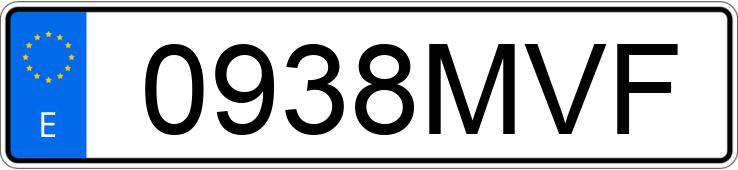 Numer rejestracyjny 0938MVF posiada SKODA KODIAQ