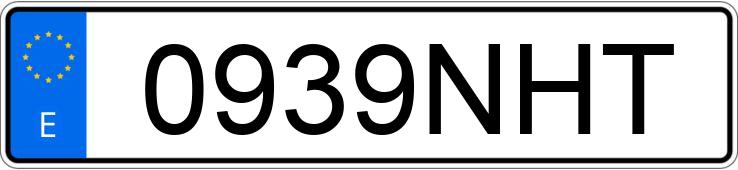 Numer rejestracyjny 0939NHT posiada TOYOTA YARIS Numer rejestracyjny 0939NHT posiada TOYOTA YARIS