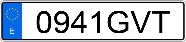 Numer rejestracyjny 0941GVT posiada TOYOTA COROLLA