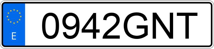 Numer rejestracyjny 0942GNT posiada CITROEN BERLINGO