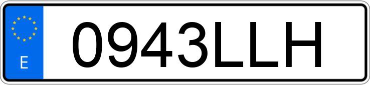 Numer rejestracyjny 0943LLH posiada TOYOTA RAV4 Numer rejestracyjny 0943LLH posiada TOYOTA RAV4