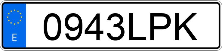 Numer rejestracyjny 0943LPK posiada MAZDA MAZDA3 Numer rejestracyjny 0943LPK posiada MAZDA MAZDA3