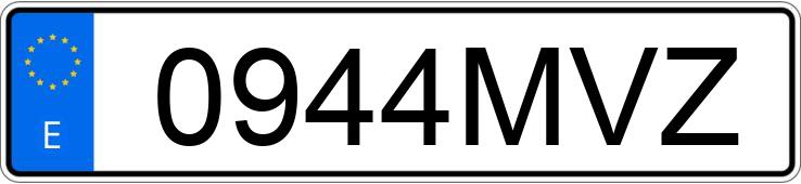 Numer rejestracyjny 0944MVZ posiada RENAULT TRAFIC Numer rejestracyjny 0944MVZ posiada RENAULT TRAFIC