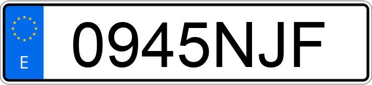 Numer rejestracyjny 0945NJF posiada AUDI A3 Numer rejestracyjny 0945NJF posiada AUDI A3