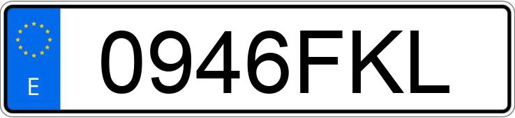 Numer rejestracyjny 0946FKL posiada AUDI A4