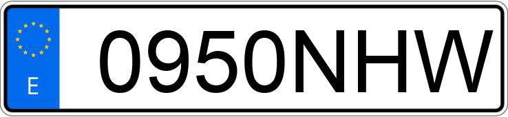 Numer rejestracyjny 0950NHW posiada SKODA OCTAVIA Numer rejestracyjny 0950NHW posiada SKODA OCTAVIA