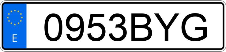 Numer rejestracyjny 0953BYG posiada HYUNDAI MATRIX