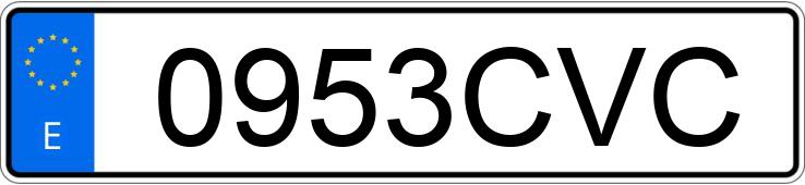 Numer rejestracyjny 0953CVC posiada DAEWOO KALOS Numer rejestracyjny 0953CVC posiada DAEWOO KALOS